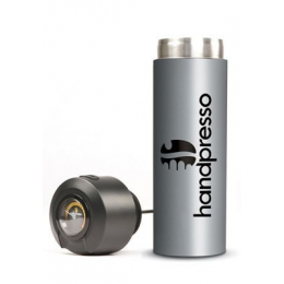 Silver thermo-flask with built-in thermometer - Handpresso