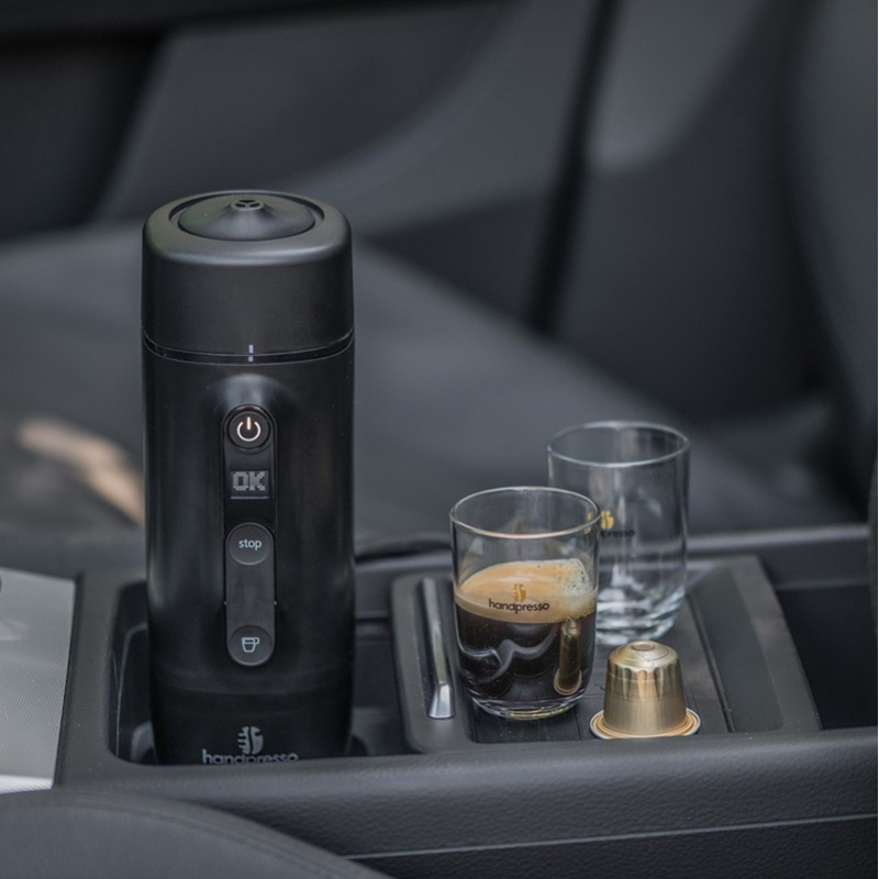 Kit Handpresso AUTO Hybrid, cafetera portátil, cápsulas y cafe
