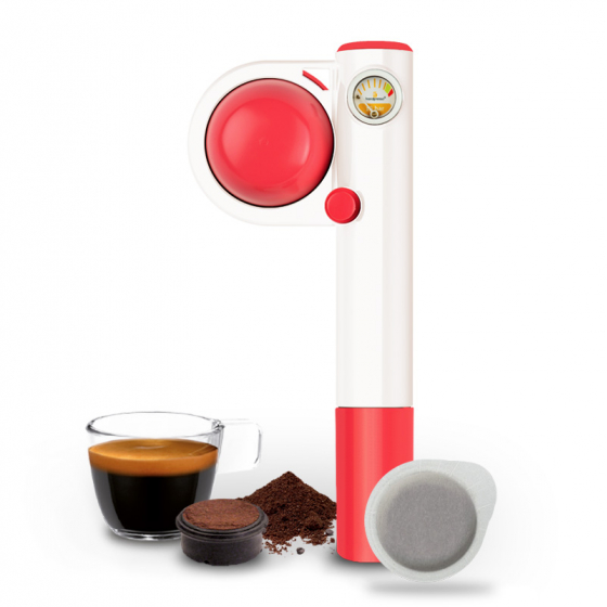Machine expresso manuelle Handpresso Pump Pop rose - Handpresso