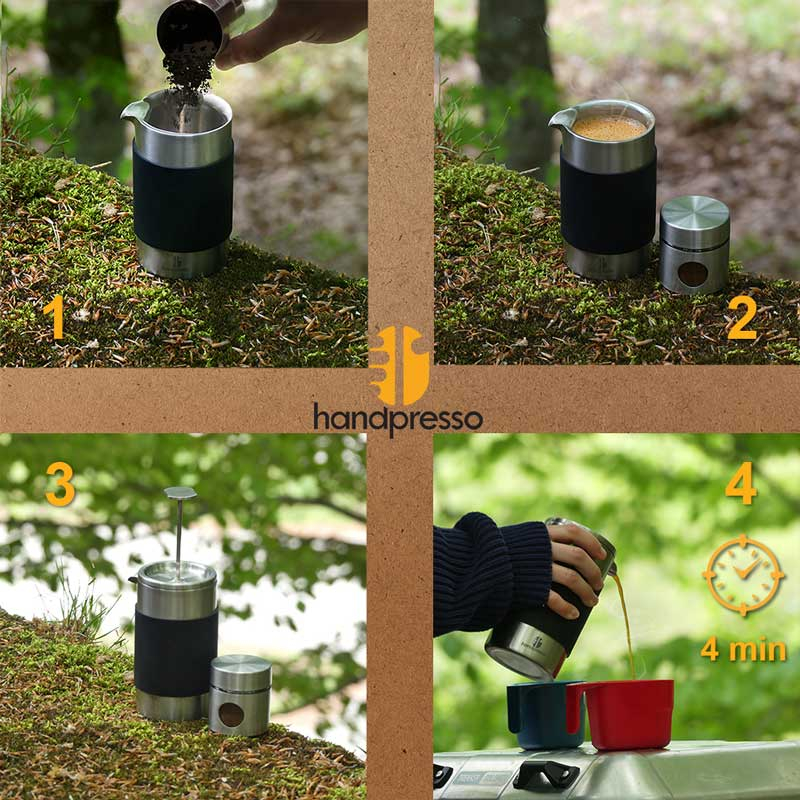 Portable Coffee Maker Hand Press Coffee Machine Mini Outdoor