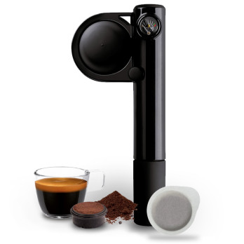 Pack silver Handpresso Pump and Silver thermo-flask