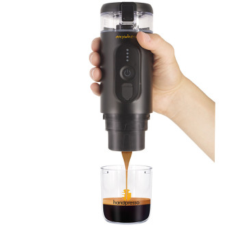 Handpresso portable espresso and coffee machines for the car.