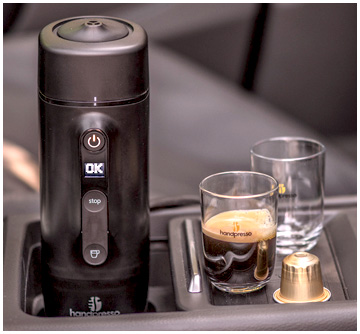 Maschine A Kaffee Kapseln 12v 16 bar Handcoffee Automat Wohnmobil Lkw/Koffer 