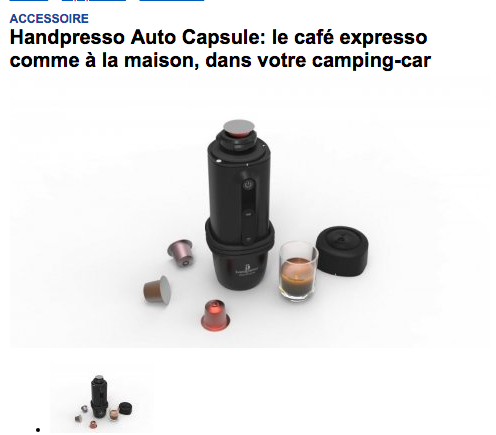 La macchina da caffè 12V nel tuo camper